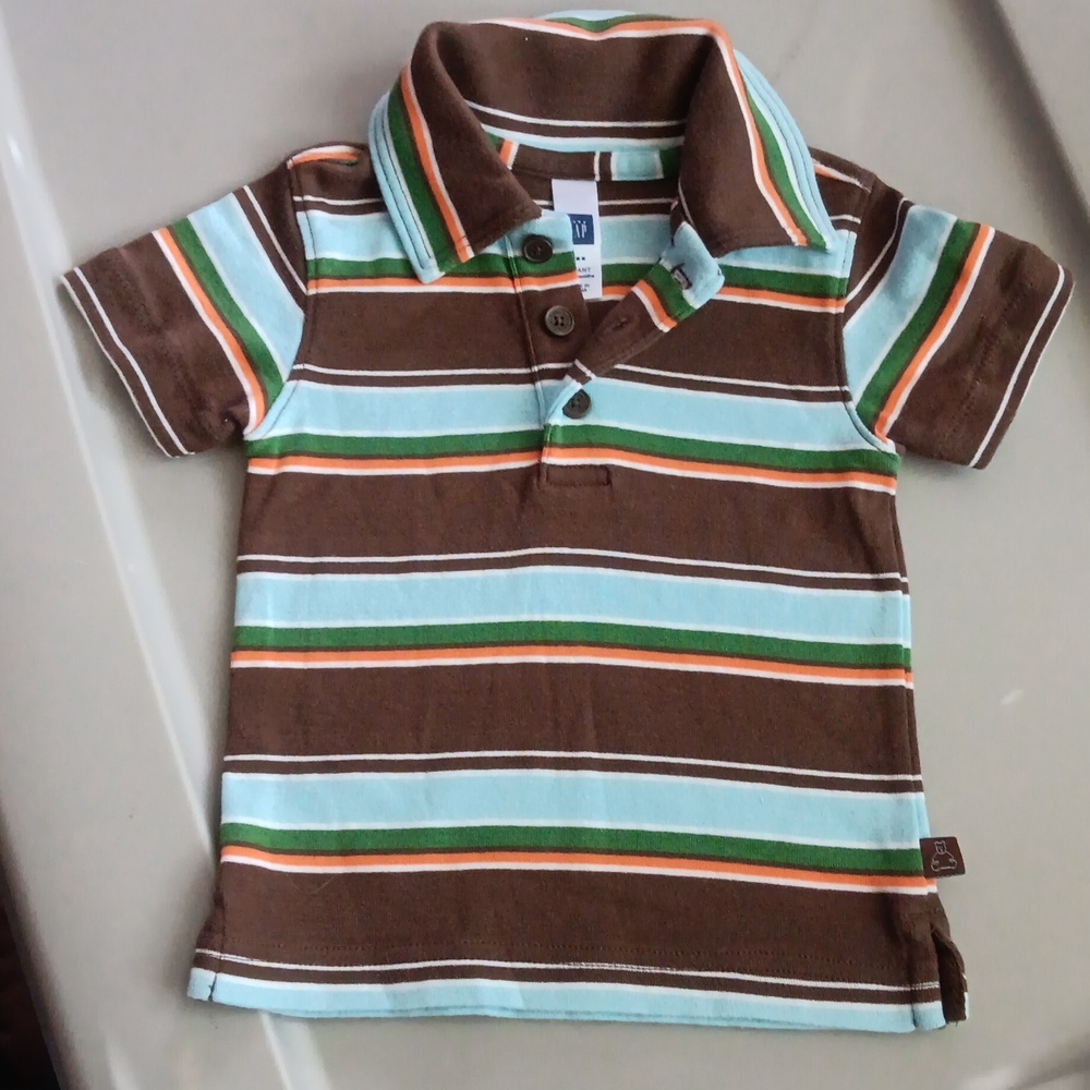 Gap striped polo shirt